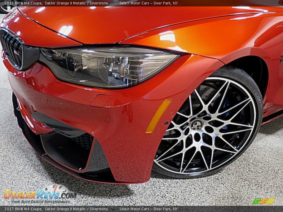 2017 BMW M4 Coupe Sakhir Orange II Metallic / Silverstone Photo #9