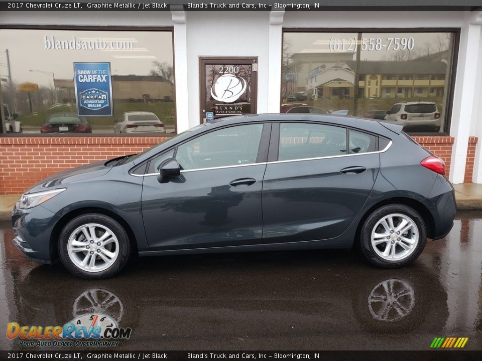 2017 Chevrolet Cruze LT Graphite Metallic / Jet Black Photo #1