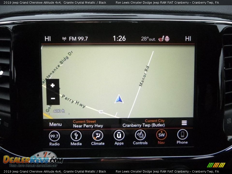 2019 Jeep Grand Cherokee Altitude 4x4 Granite Crystal Metallic / Black Photo #18