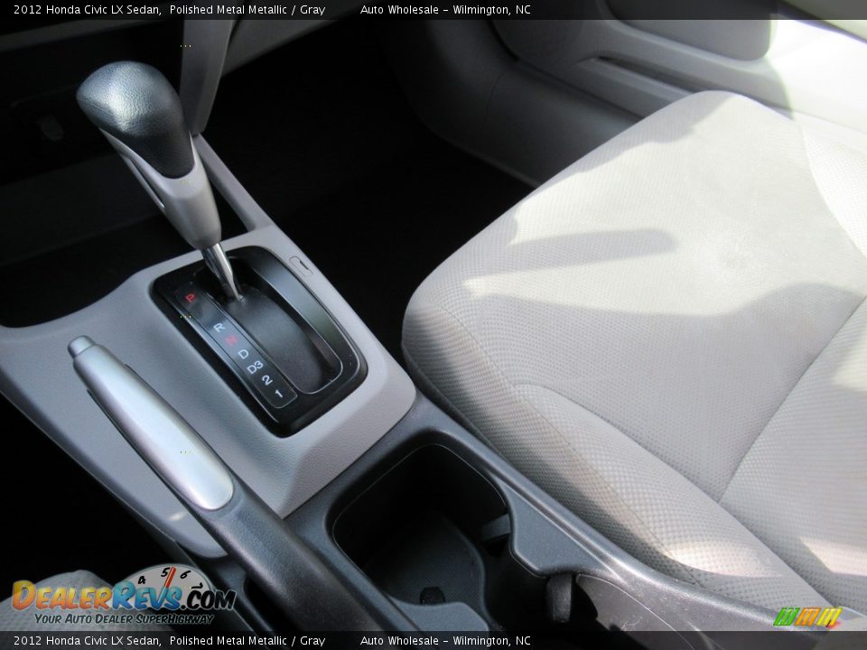 2012 Honda Civic LX Sedan Polished Metal Metallic / Gray Photo #19