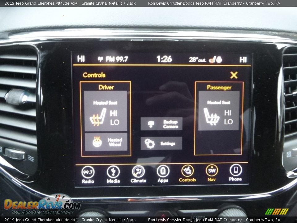 2019 Jeep Grand Cherokee Altitude 4x4 Granite Crystal Metallic / Black Photo #20