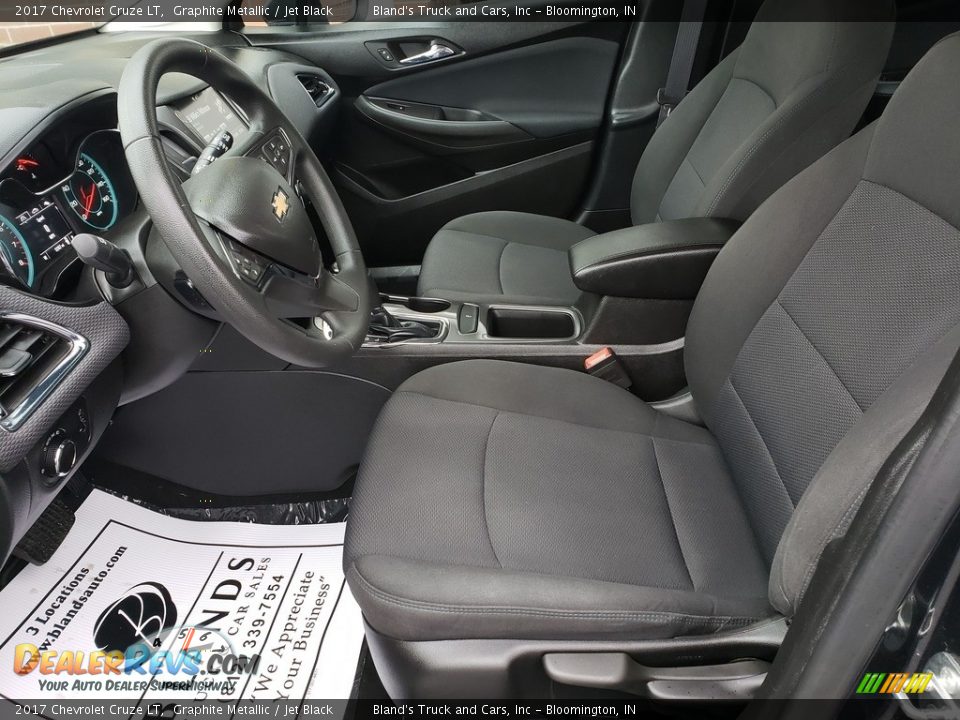 2017 Chevrolet Cruze LT Graphite Metallic / Jet Black Photo #7