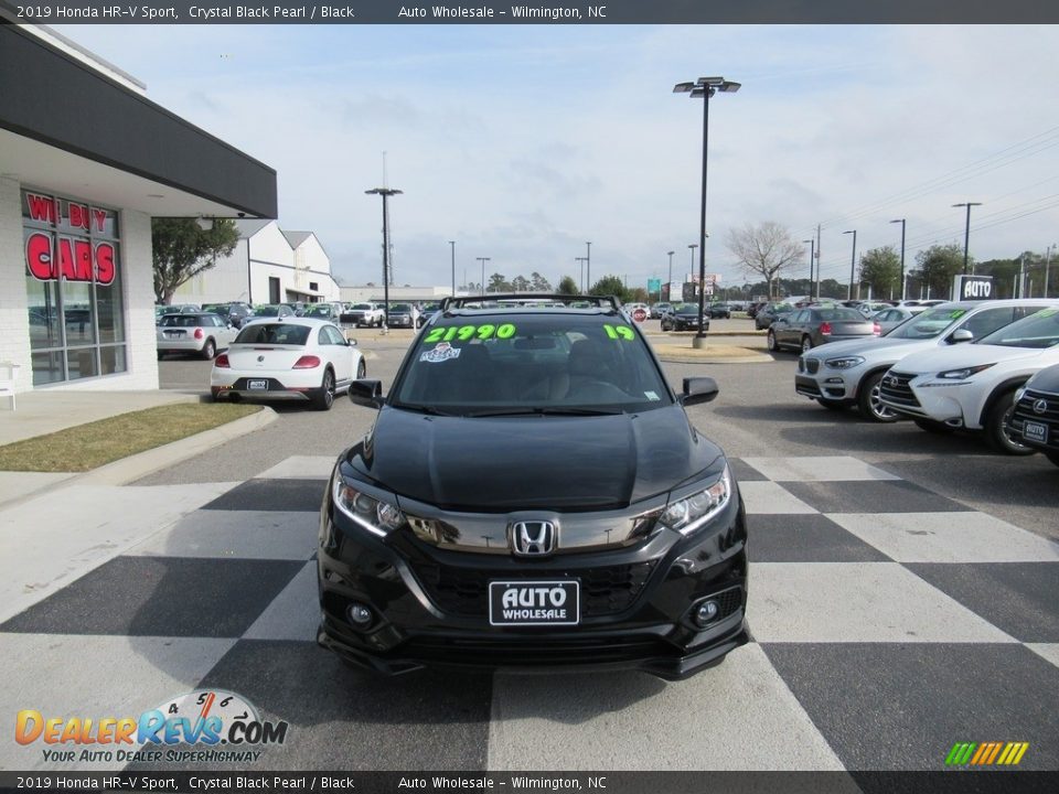 2019 Honda HR-V Sport Crystal Black Pearl / Black Photo #2