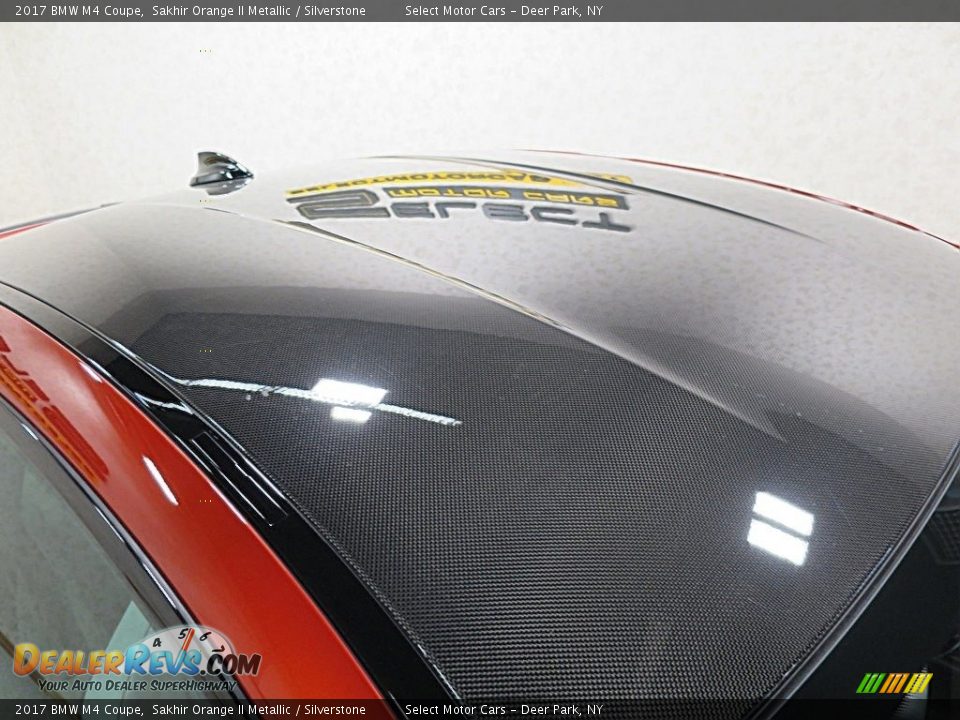 2017 BMW M4 Coupe Sakhir Orange II Metallic / Silverstone Photo #14