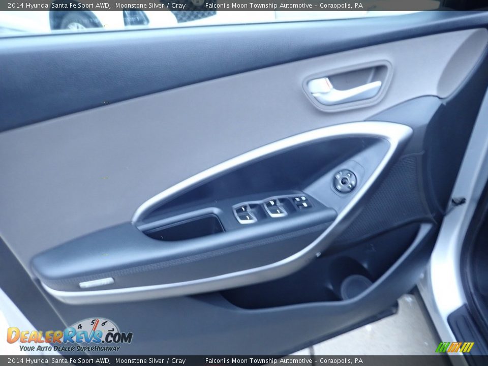 2014 Hyundai Santa Fe Sport AWD Moonstone Silver / Gray Photo #19