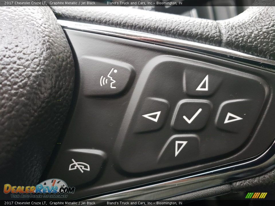 2017 Chevrolet Cruze LT Graphite Metallic / Jet Black Photo #13