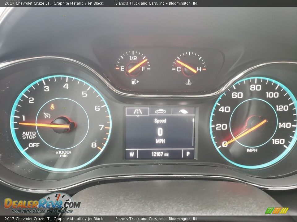 2017 Chevrolet Cruze LT Graphite Metallic / Jet Black Photo #14