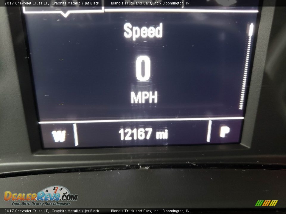 2017 Chevrolet Cruze LT Graphite Metallic / Jet Black Photo #15
