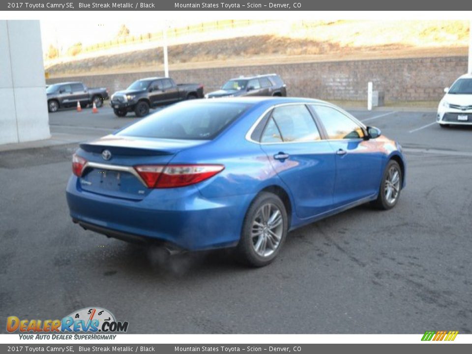 2017 Toyota Camry SE Blue Streak Metallic / Black Photo #6