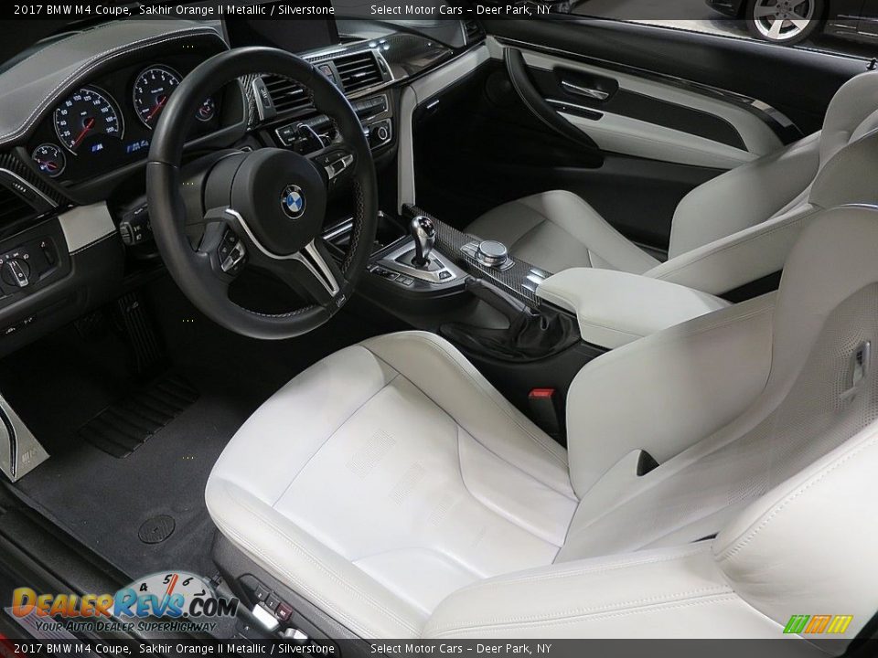 Silverstone Interior - 2017 BMW M4 Coupe Photo #18