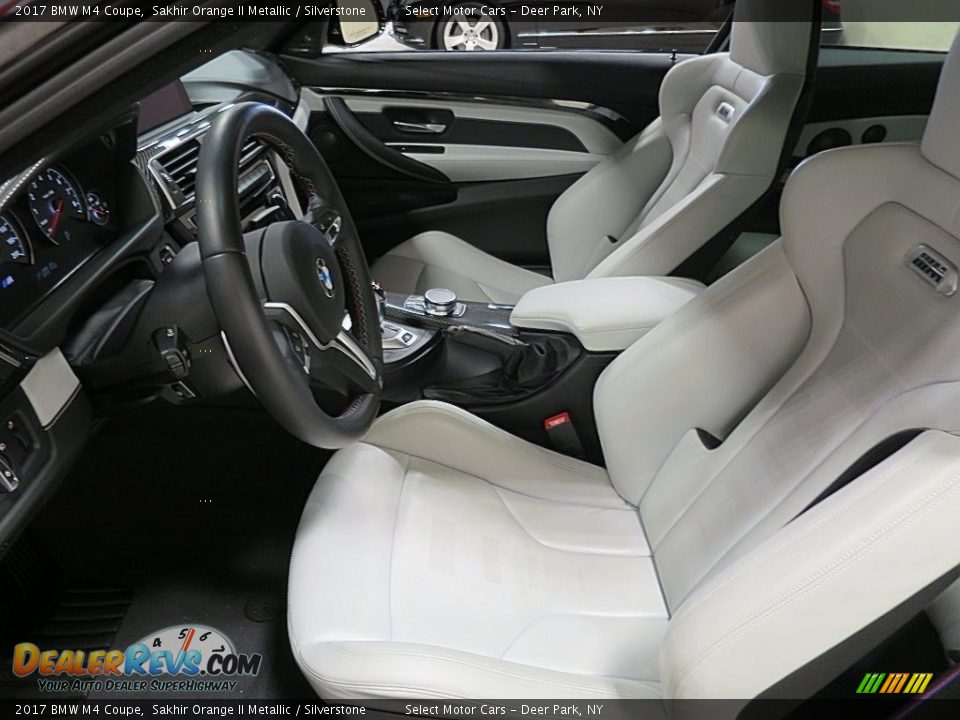 2017 BMW M4 Coupe Sakhir Orange II Metallic / Silverstone Photo #19