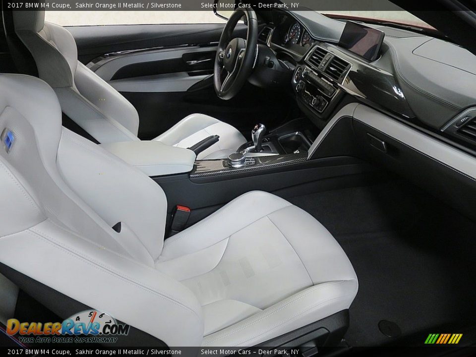 2017 BMW M4 Coupe Sakhir Orange II Metallic / Silverstone Photo #20
