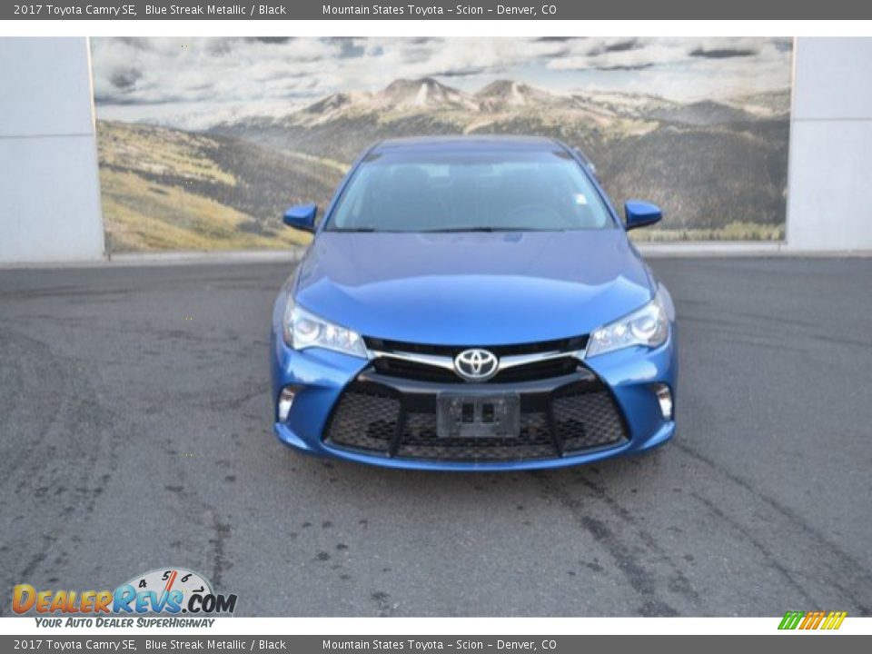 2017 Toyota Camry SE Blue Streak Metallic / Black Photo #8