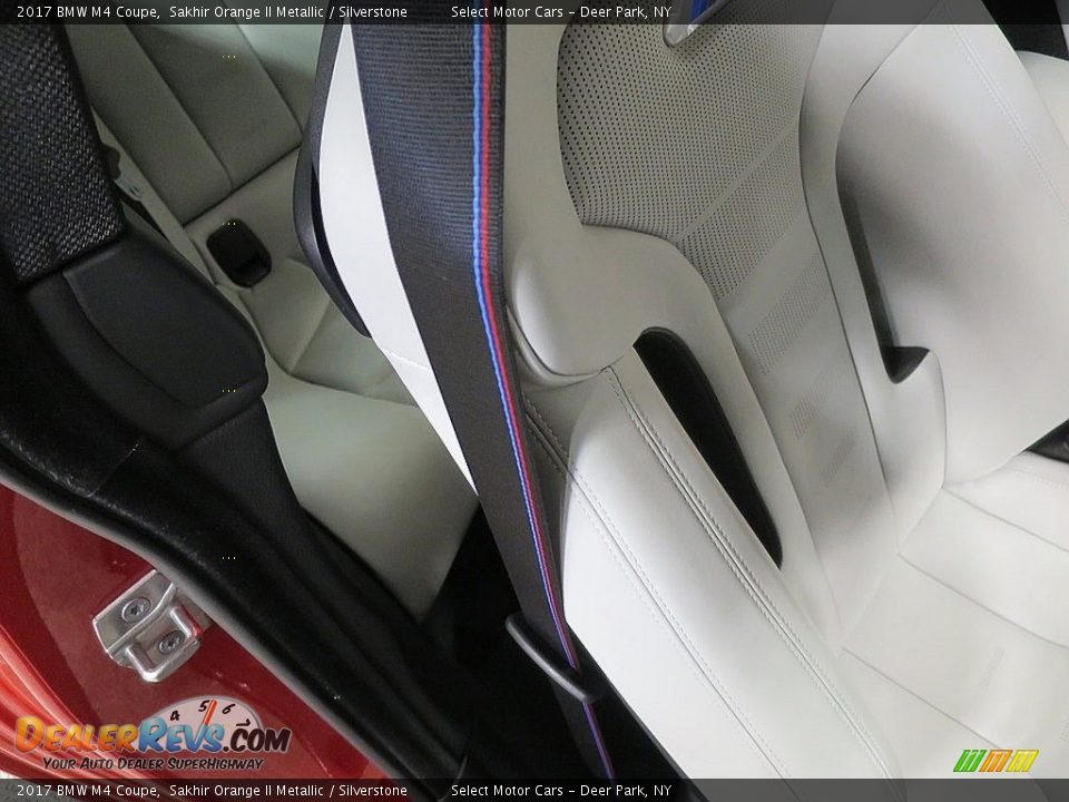 2017 BMW M4 Coupe Sakhir Orange II Metallic / Silverstone Photo #23