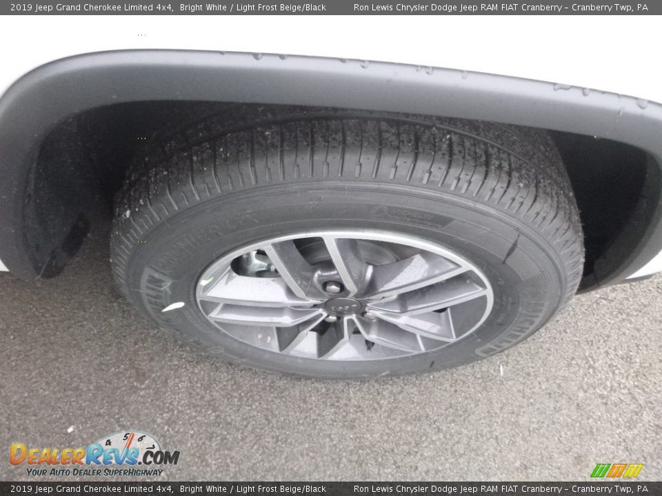 2019 Jeep Grand Cherokee Limited 4x4 Bright White / Light Frost Beige/Black Photo #9