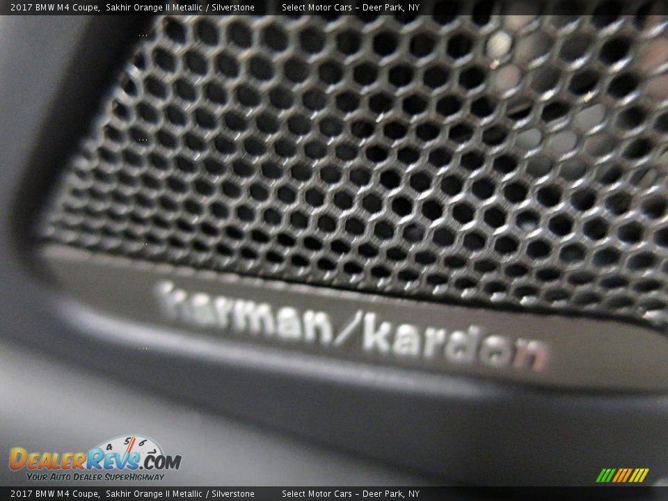 2017 BMW M4 Coupe Sakhir Orange II Metallic / Silverstone Photo #28