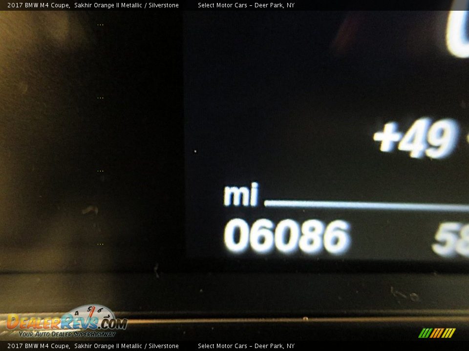 2017 BMW M4 Coupe Sakhir Orange II Metallic / Silverstone Photo #35