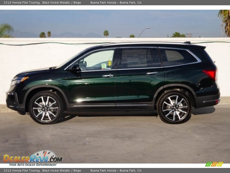 Black Forest Metallic 2019 Honda Pilot Touring Photo #5
