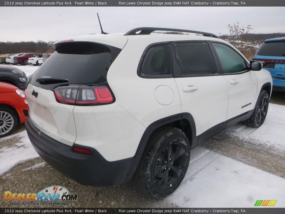 2019 Jeep Cherokee Latitude Plus 4x4 Pearl White / Black Photo #6
