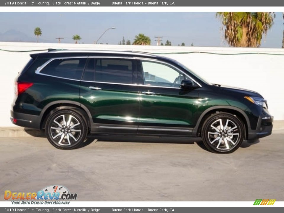 Black Forest Metallic 2019 Honda Pilot Touring Photo #9