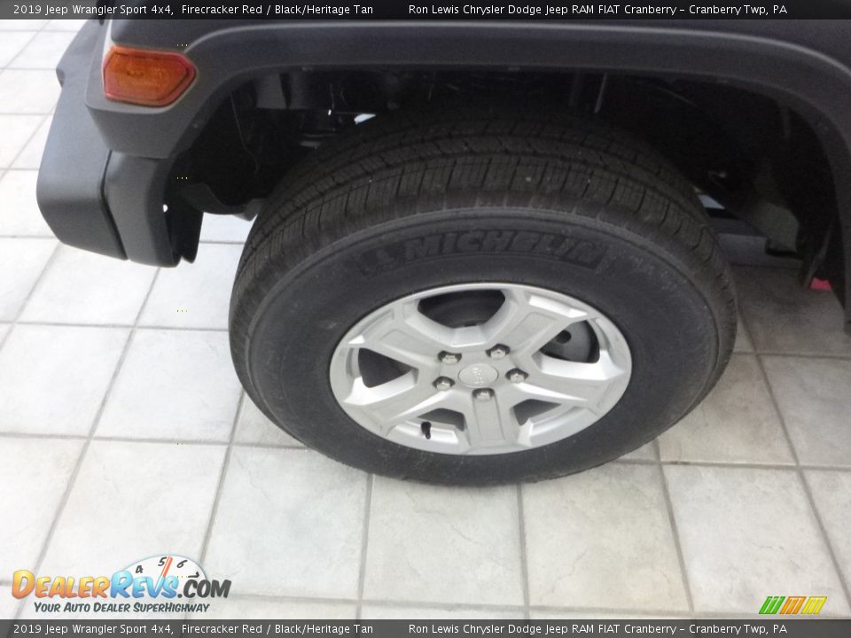 2019 Jeep Wrangler Sport 4x4 Firecracker Red / Black/Heritage Tan Photo #2