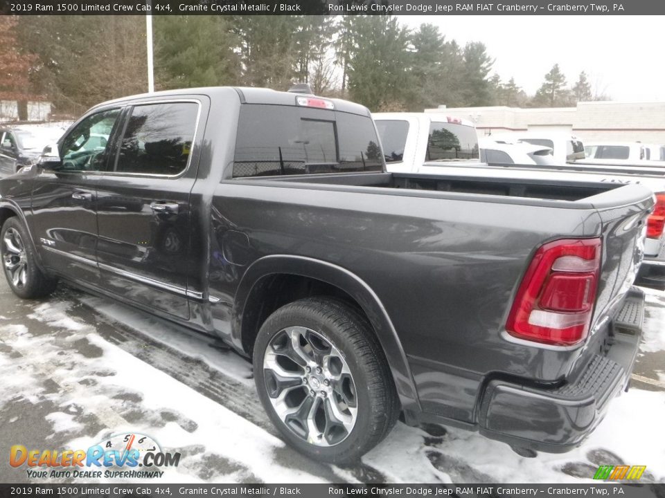 2019 Ram 1500 Limited Crew Cab 4x4 Granite Crystal Metallic / Black Photo #5