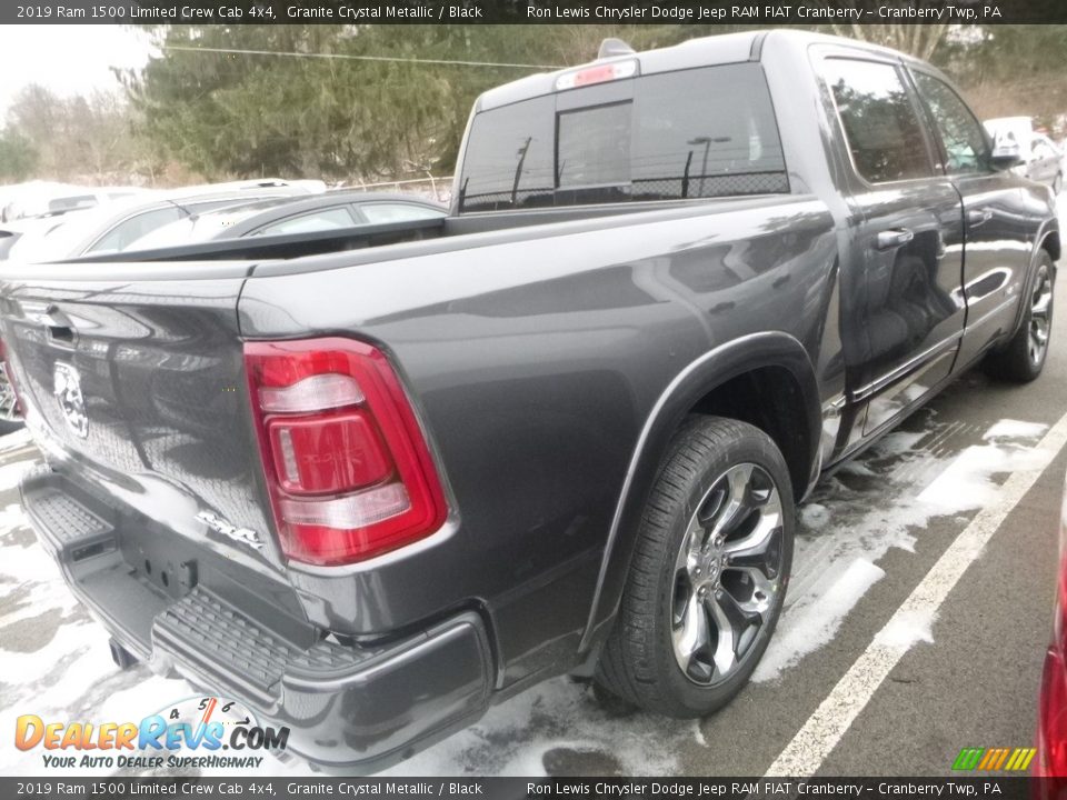 2019 Ram 1500 Limited Crew Cab 4x4 Granite Crystal Metallic / Black Photo #6