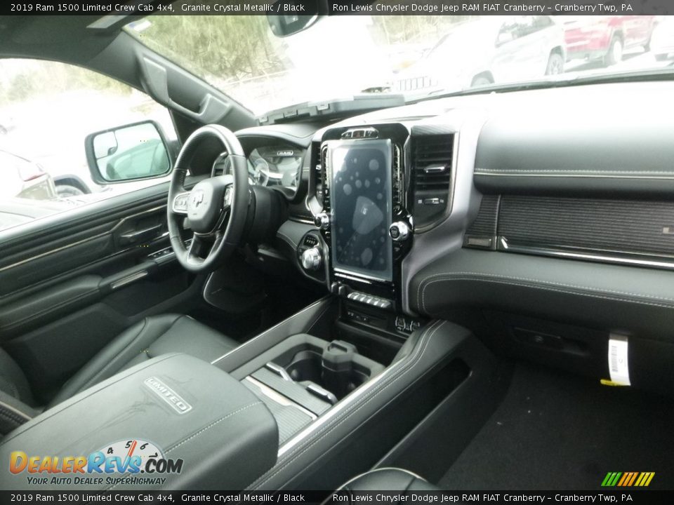 2019 Ram 1500 Limited Crew Cab 4x4 Granite Crystal Metallic / Black Photo #8
