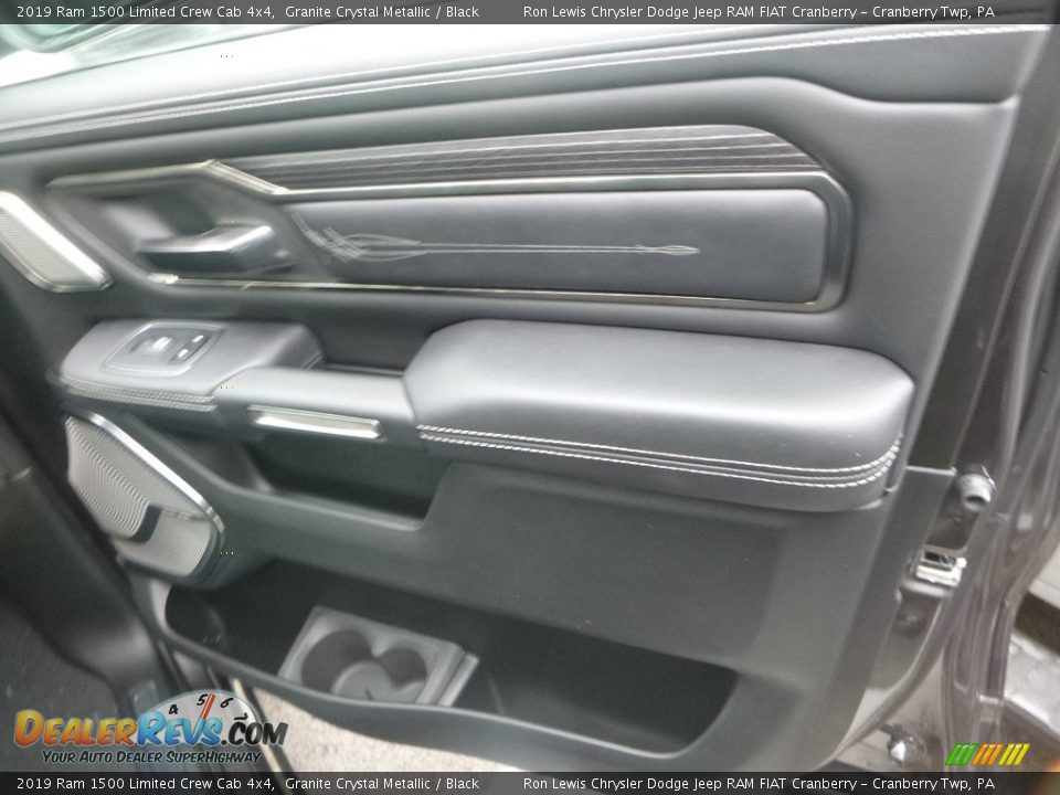 2019 Ram 1500 Limited Crew Cab 4x4 Granite Crystal Metallic / Black Photo #9