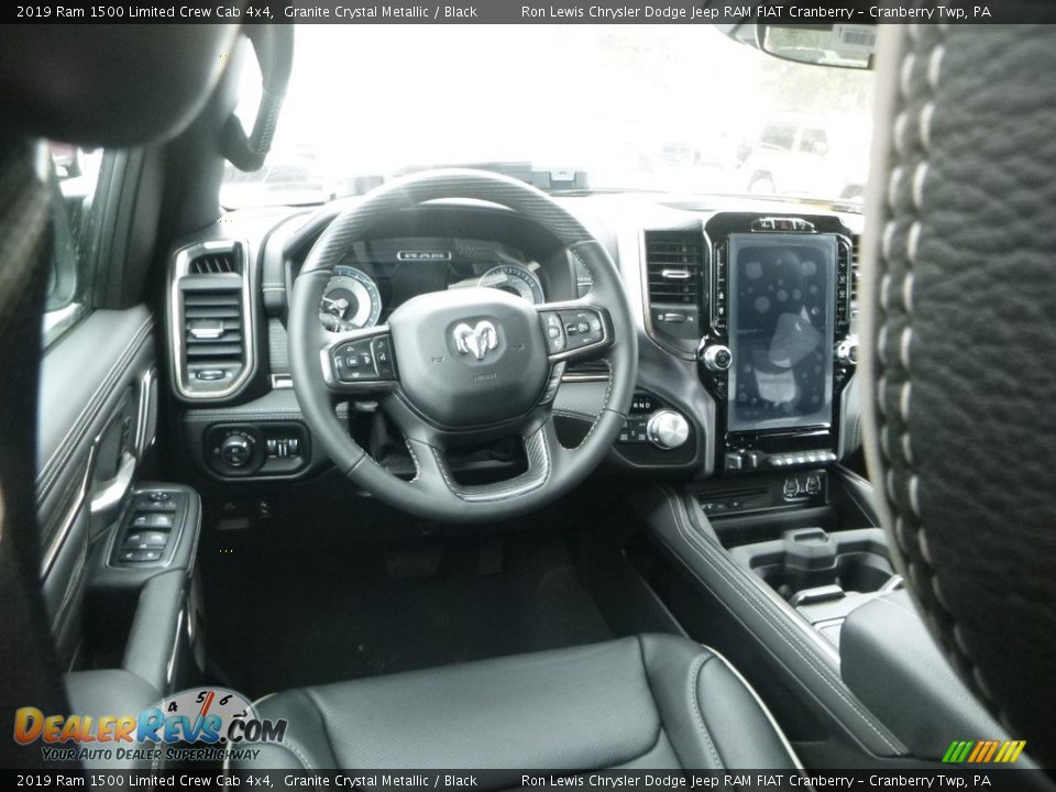 2019 Ram 1500 Limited Crew Cab 4x4 Granite Crystal Metallic / Black Photo #13