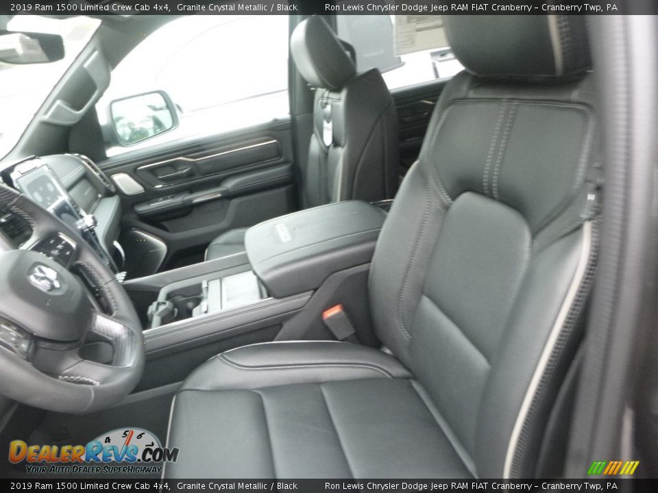 2019 Ram 1500 Limited Crew Cab 4x4 Granite Crystal Metallic / Black Photo #16