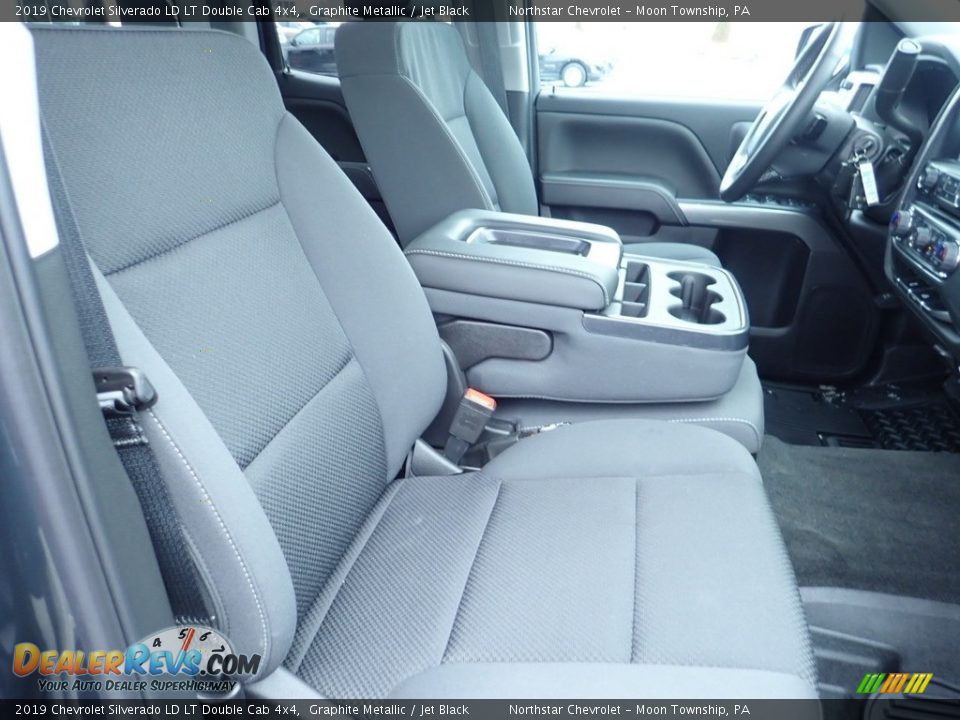 2019 Chevrolet Silverado LD LT Double Cab 4x4 Graphite Metallic / Jet Black Photo #10