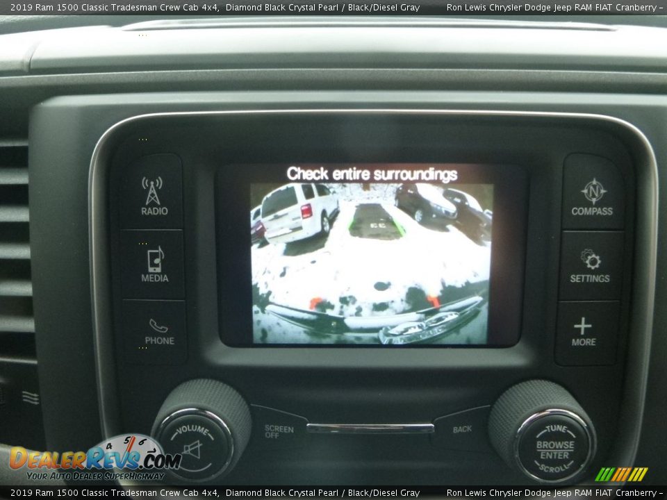 2019 Ram 1500 Classic Tradesman Crew Cab 4x4 Diamond Black Crystal Pearl / Black/Diesel Gray Photo #15