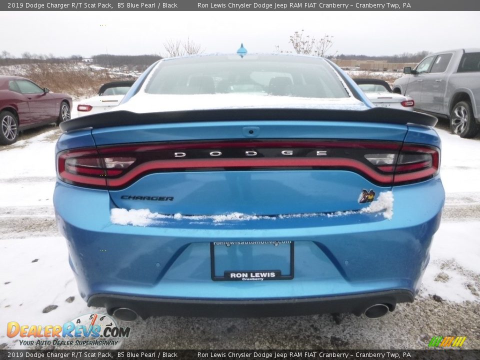 2019 Dodge Charger R/T Scat Pack B5 Blue Pearl / Black Photo #5