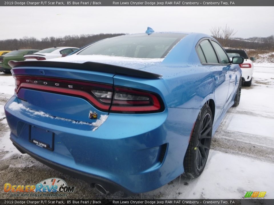 2019 Dodge Charger R/T Scat Pack B5 Blue Pearl / Black Photo #6
