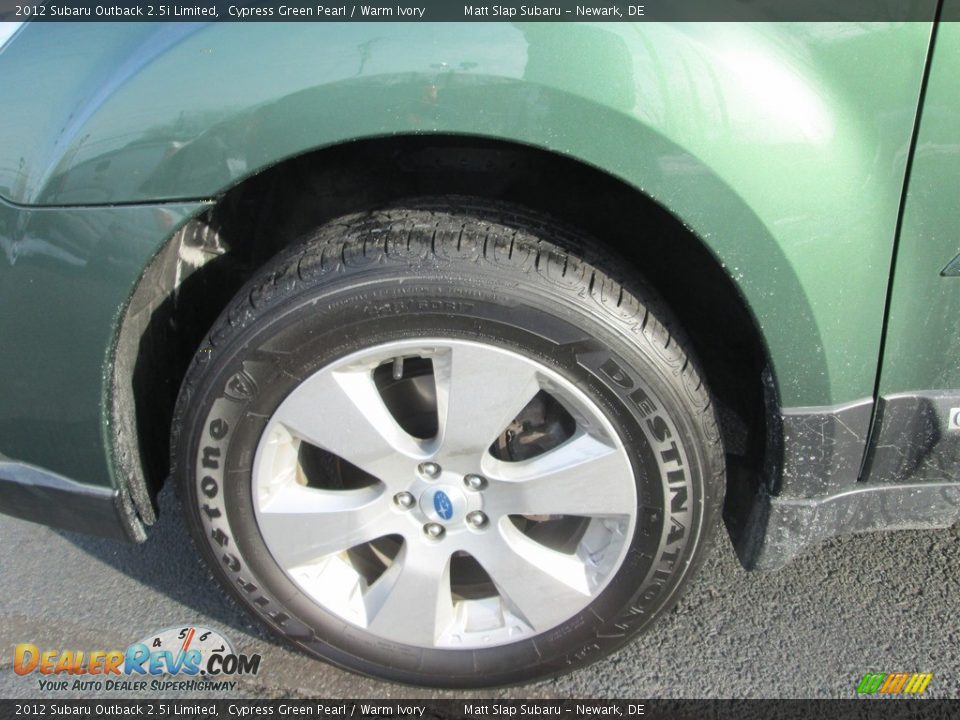 2012 Subaru Outback 2.5i Limited Cypress Green Pearl / Warm Ivory Photo #23