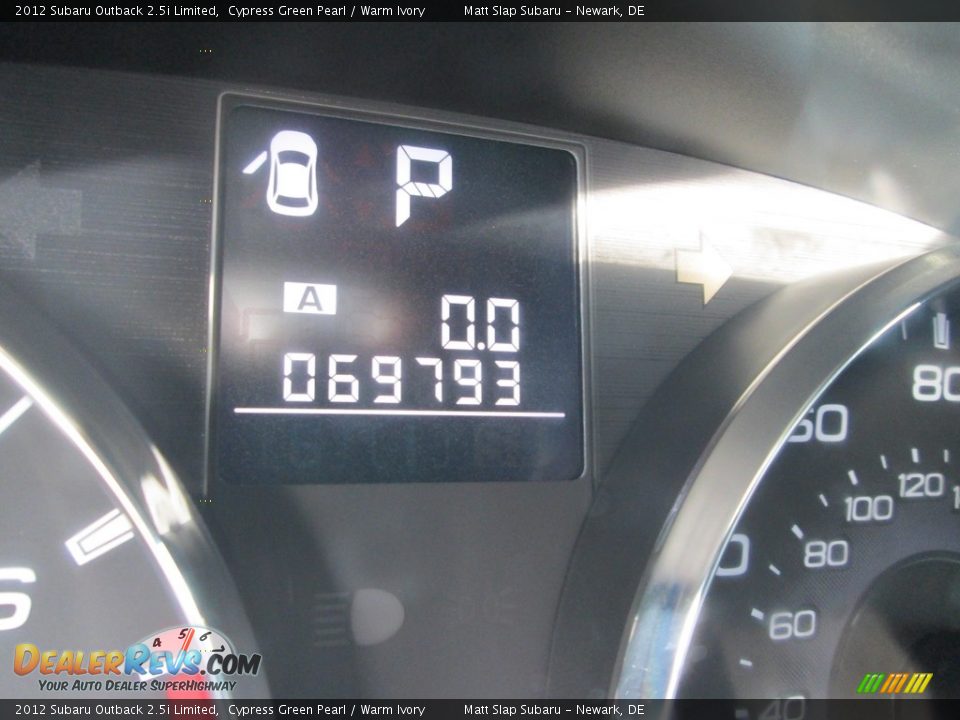 2012 Subaru Outback 2.5i Limited Cypress Green Pearl / Warm Ivory Photo #29