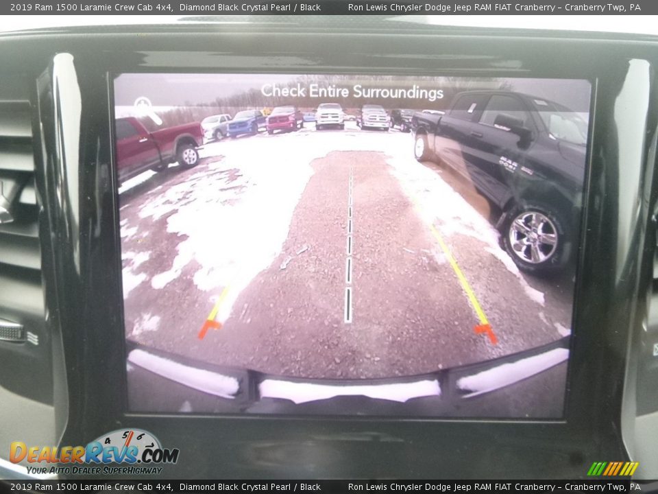 2019 Ram 1500 Laramie Crew Cab 4x4 Diamond Black Crystal Pearl / Black Photo #18