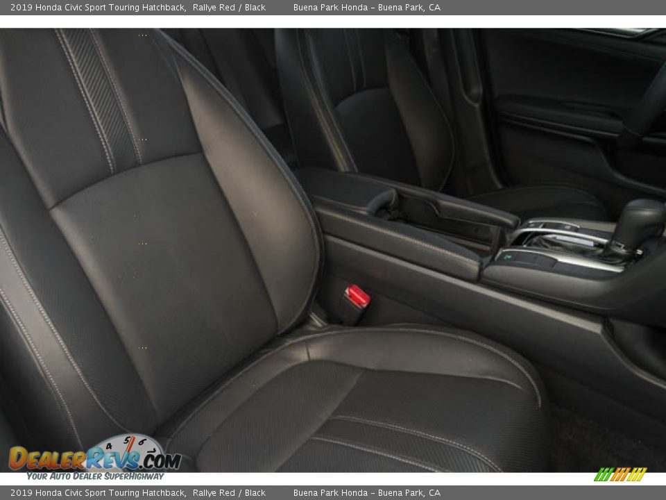 2019 Honda Civic Sport Touring Hatchback Rallye Red / Black Photo #23