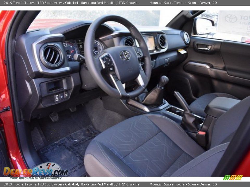 TRD Graphite Interior - 2019 Toyota Tacoma TRD Sport Access Cab 4x4 Photo #5