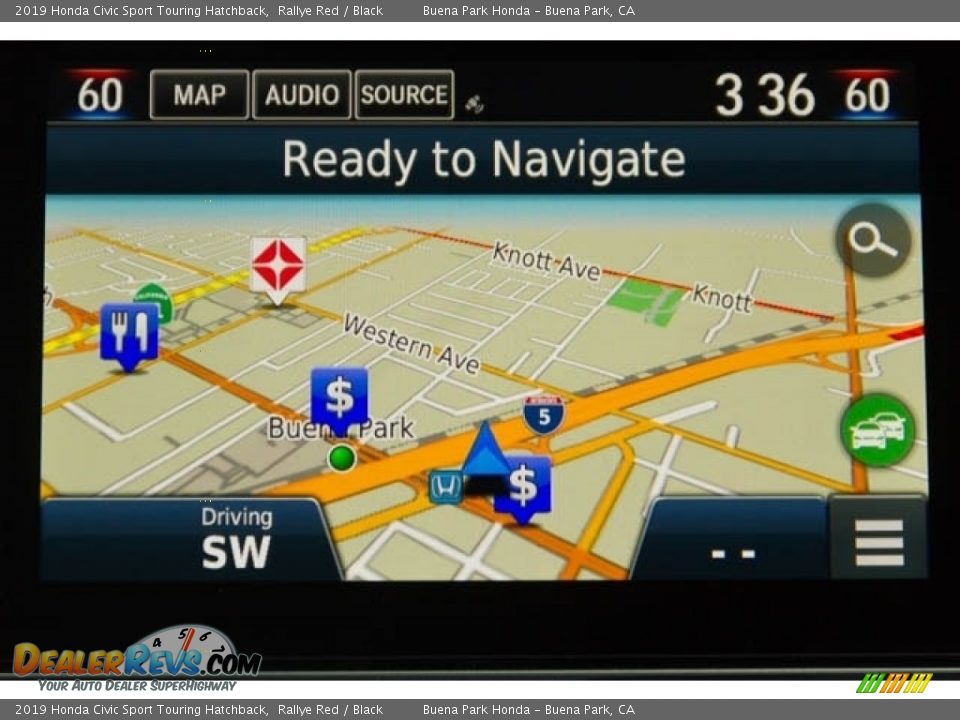Navigation of 2019 Honda Civic Sport Touring Hatchback Photo #25