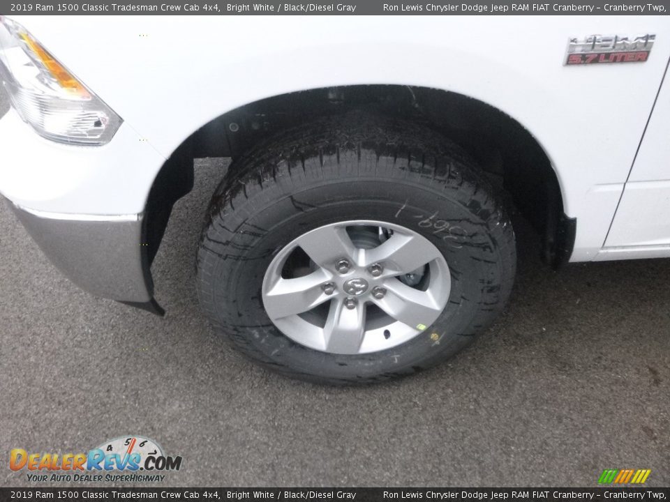 2019 Ram 1500 Classic Tradesman Crew Cab 4x4 Bright White / Black/Diesel Gray Photo #2