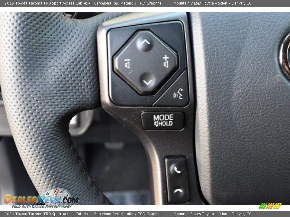 2019 Toyota Tacoma TRD Sport Access Cab 4x4 Steering Wheel Photo #26