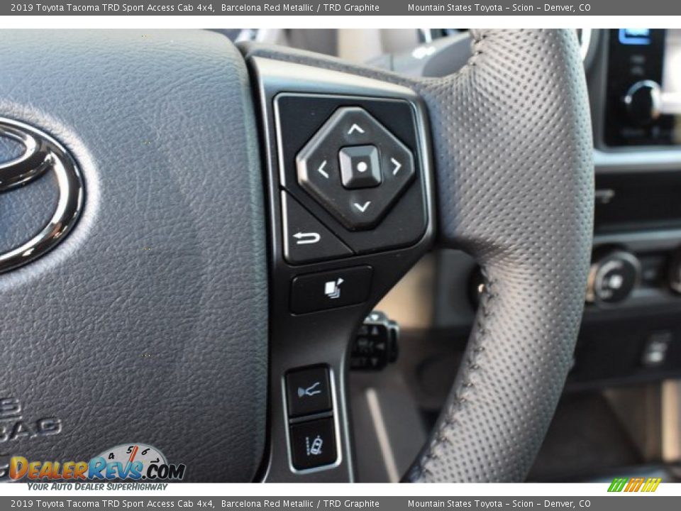 2019 Toyota Tacoma TRD Sport Access Cab 4x4 Steering Wheel Photo #27