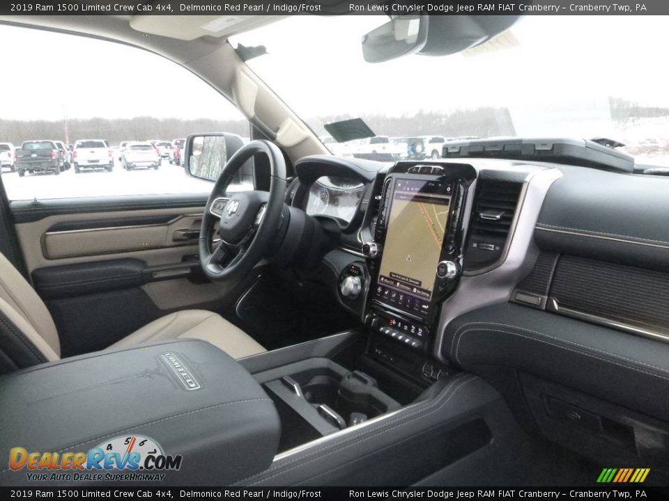 2019 Ram 1500 Limited Crew Cab 4x4 Delmonico Red Pearl / Indigo/Frost Photo #9