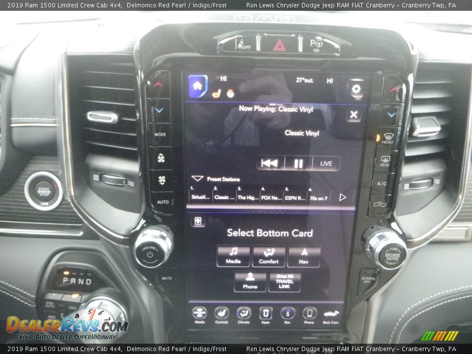 2019 Ram 1500 Limited Crew Cab 4x4 Delmonico Red Pearl / Indigo/Frost Photo #16