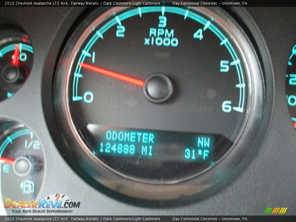 2013 Chevrolet Avalanche LTZ 4x4 Fairway Metallic / Dark Cashmere/Light Cashmere Photo #2