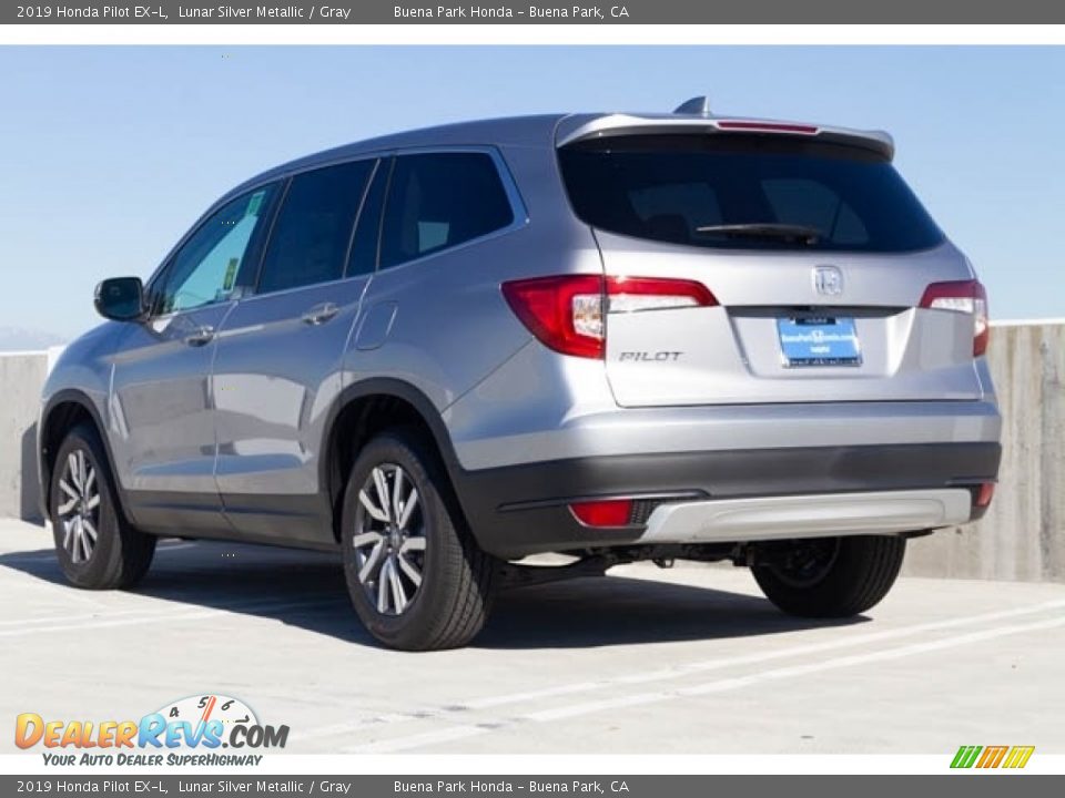 2019 Honda Pilot EX-L Lunar Silver Metallic / Gray Photo #2