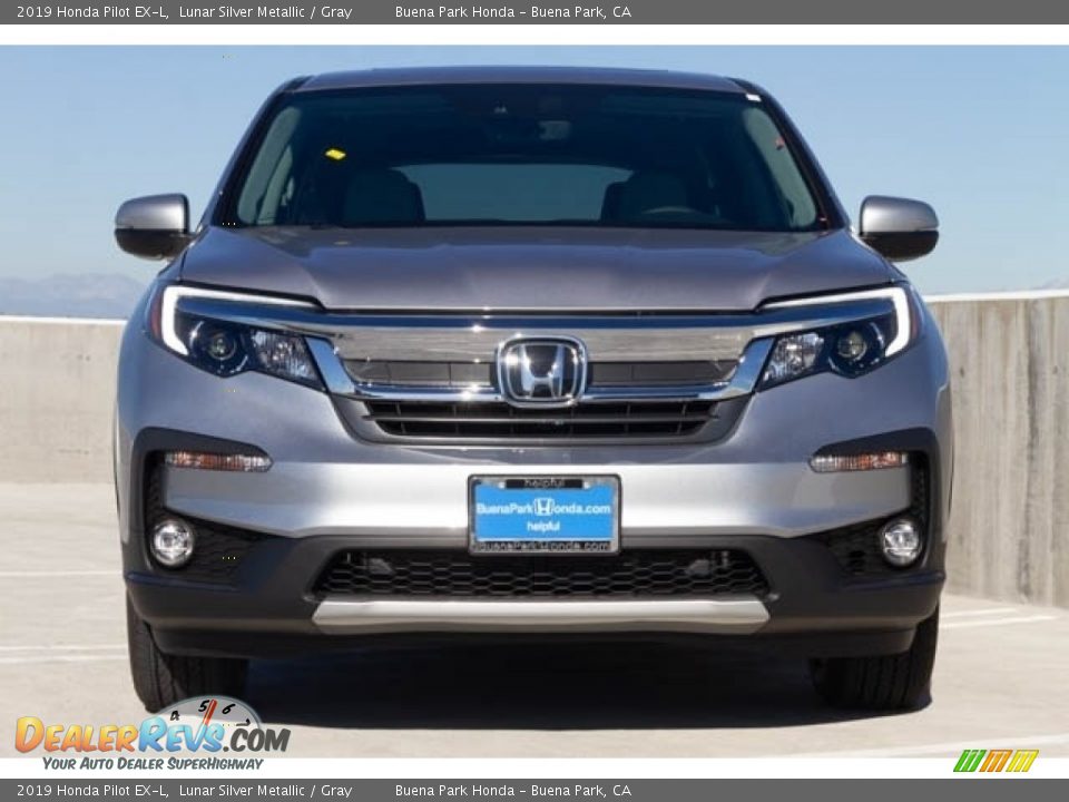 2019 Honda Pilot EX-L Lunar Silver Metallic / Gray Photo #3