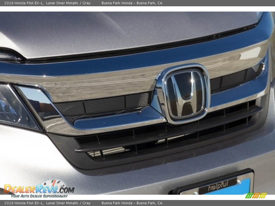2019 Honda Pilot EX-L Lunar Silver Metallic / Gray Photo #4